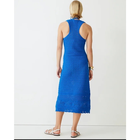 82. J.Crew Limited-edition crochet maxi sweater-dress - Picture 3 of 11